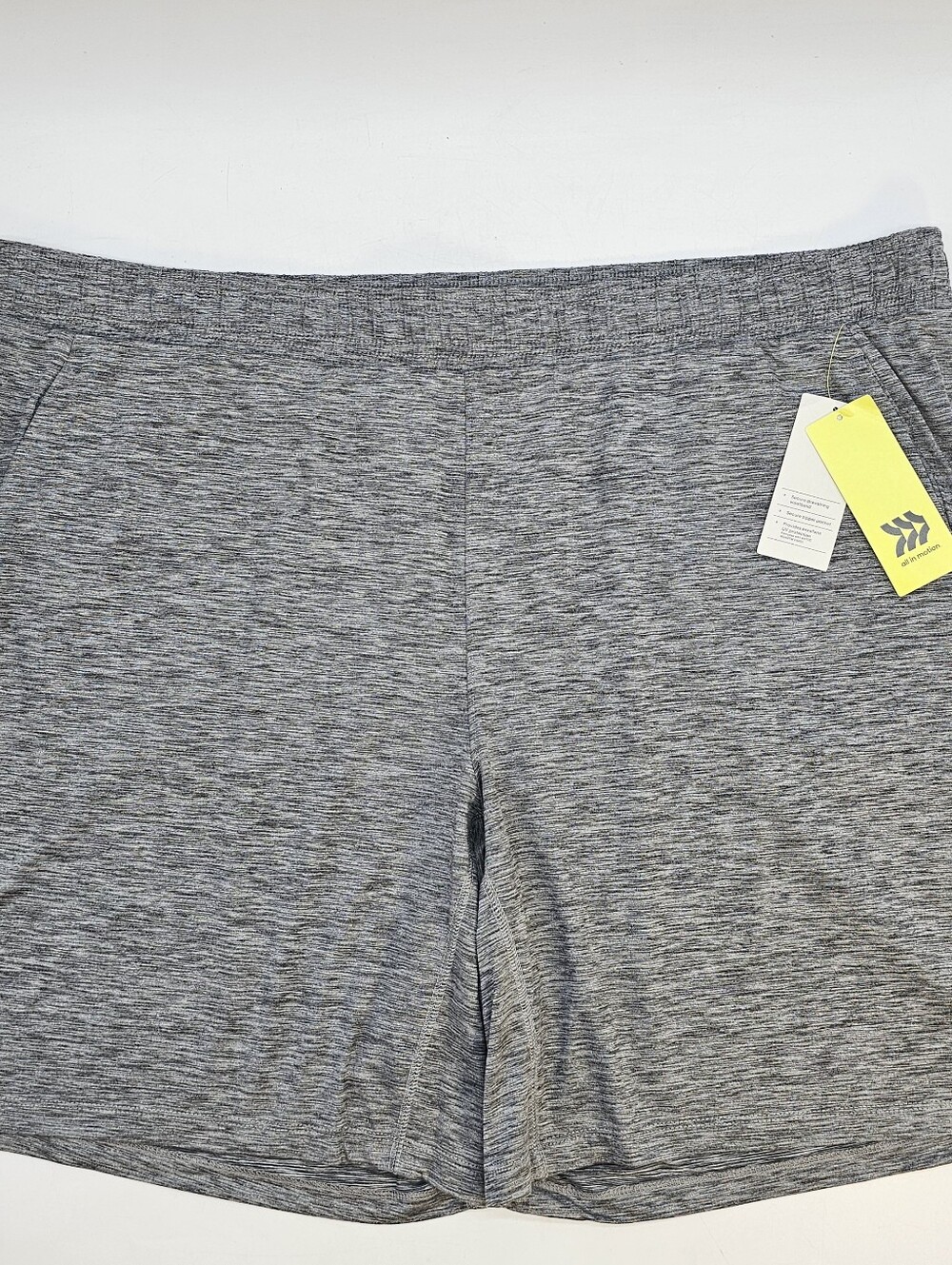Lot/Bundle Mens 3XL XXXL Gray Heather Athletic Shorts Soft Stretch Elastic Waist